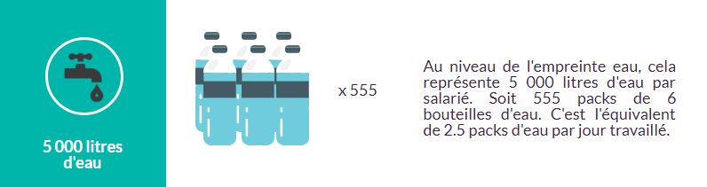 Empreinte environnementale numérique d'un salarié